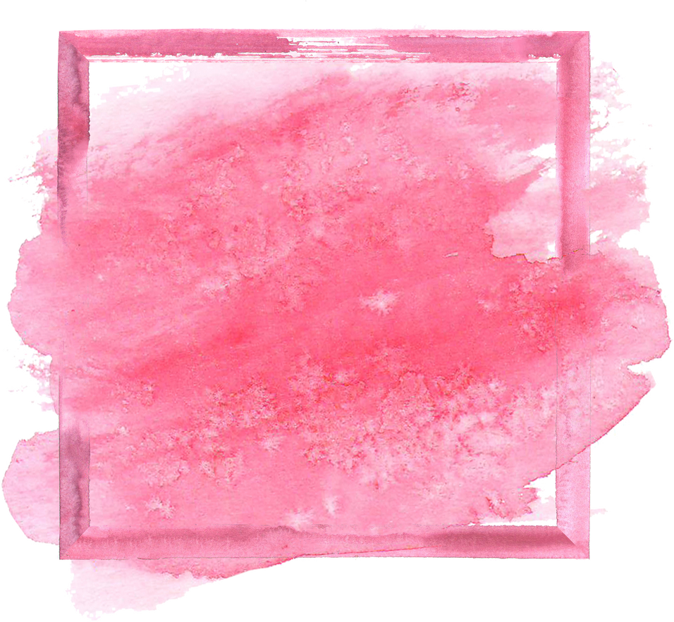 Pink Watercolor Grunge Frame